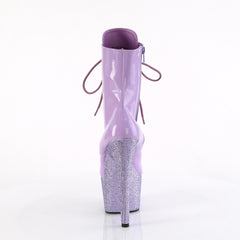 7 Inch Heel BEJEWELED-1020-7 Lavender Holo