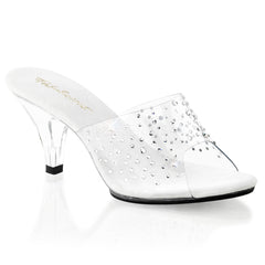 Fabulicious BELLE-301RS Clear Slides - Shoecup.com