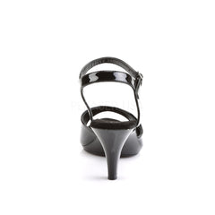 Fabulicious BELLE-309 Black Ankle Strap Sandals