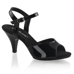 Fabulicious BELLE-309 Black Ankle Strap Sandals - Shoecup.com