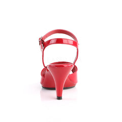 Fabulicious BELLE-309 Red Ankle Strap Sandal