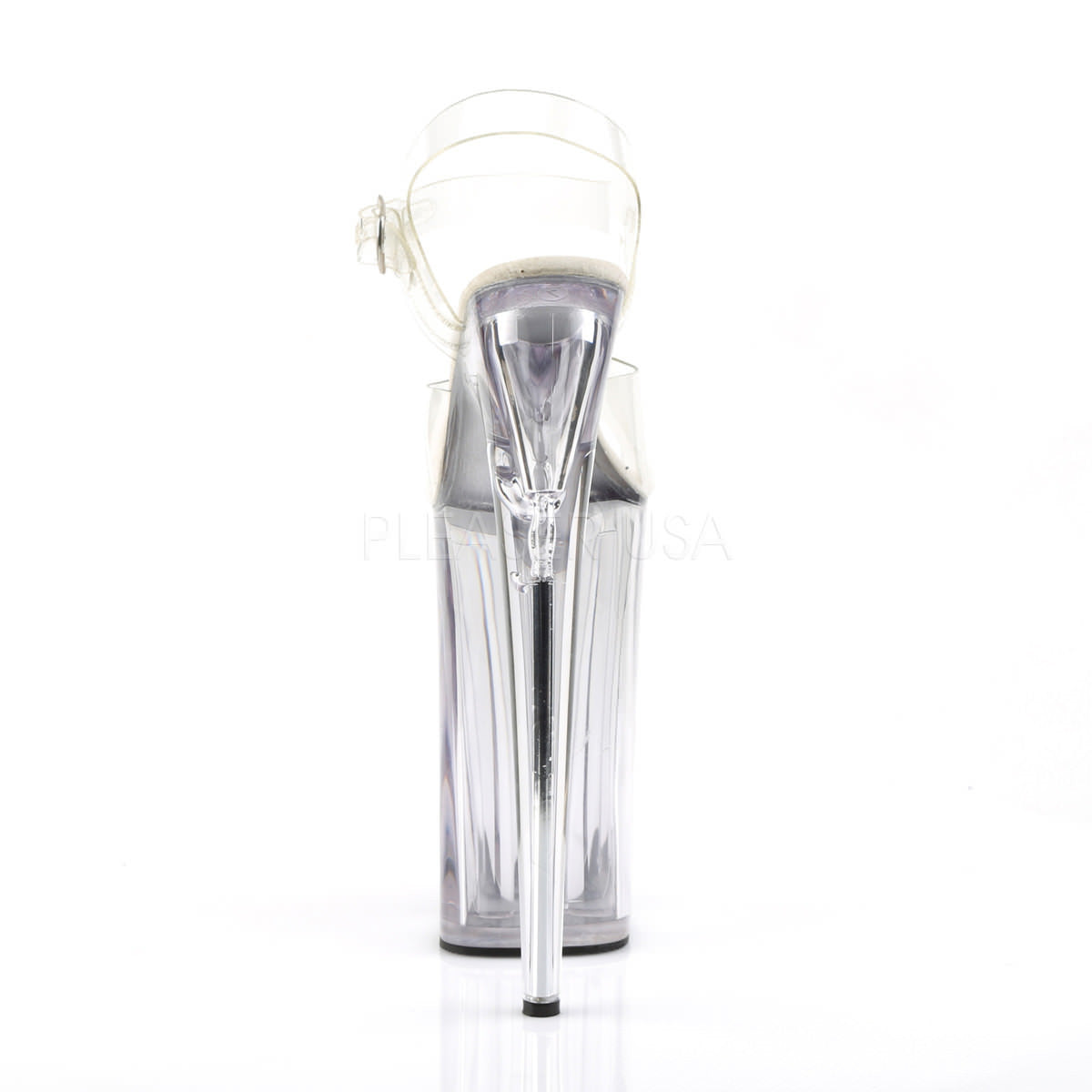 PLEASER BEYOND-008 Clear Extreme 10 Inch High Heels - Shoecup.com - 4