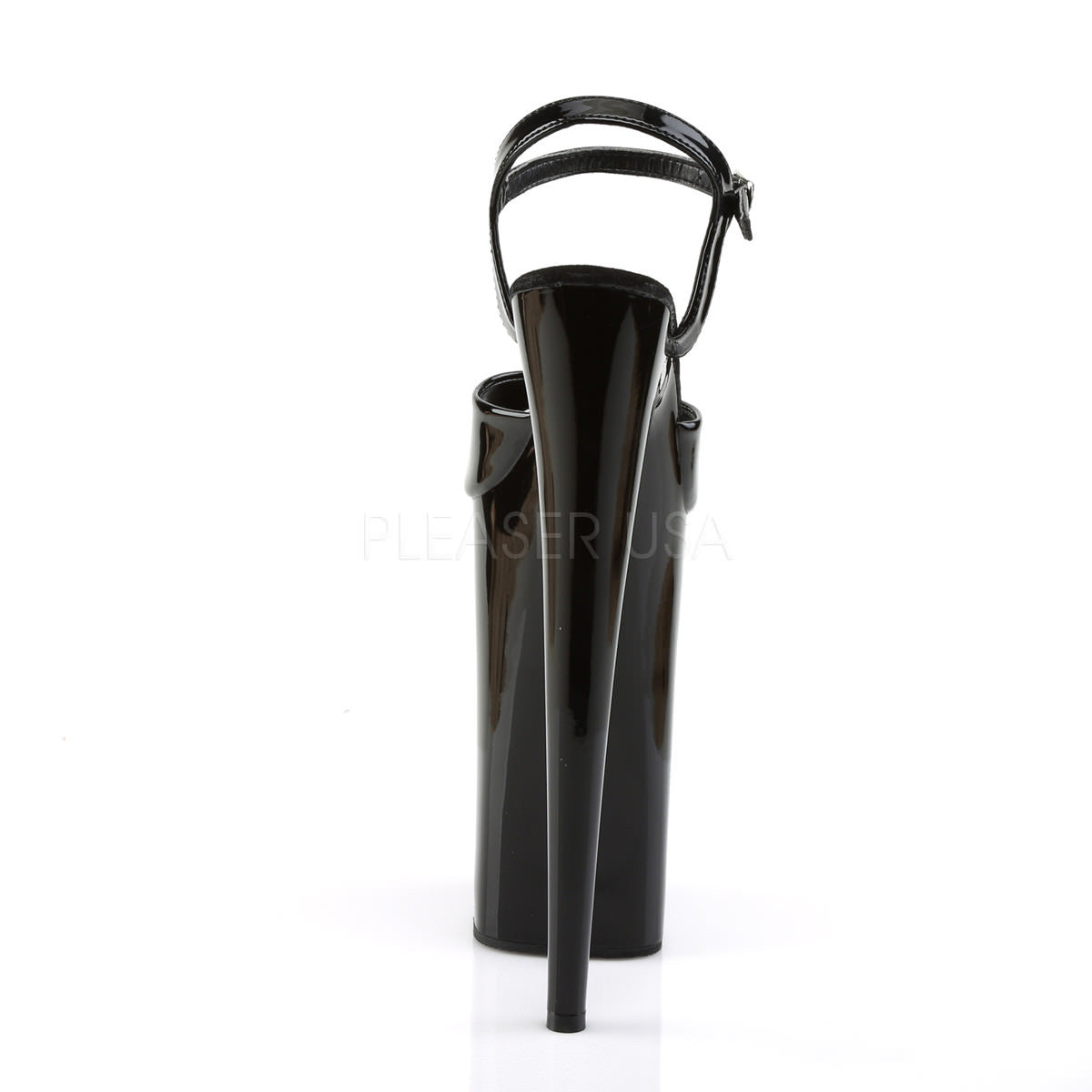 PLEASER BEYOND-009 Black Extreme 10 Inch High Heels - Shoecup.com - 4