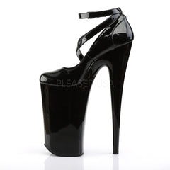 PLEASER BEYOND-087 Black Extreme 10 Inch High Heels - Shoecup.com - 3