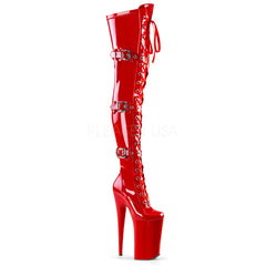 10" Heel BEYOND-3028 Red Exotic Dancing Shoes