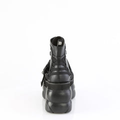 3 Inch Platform BOXER-60 Black Vegan Leather