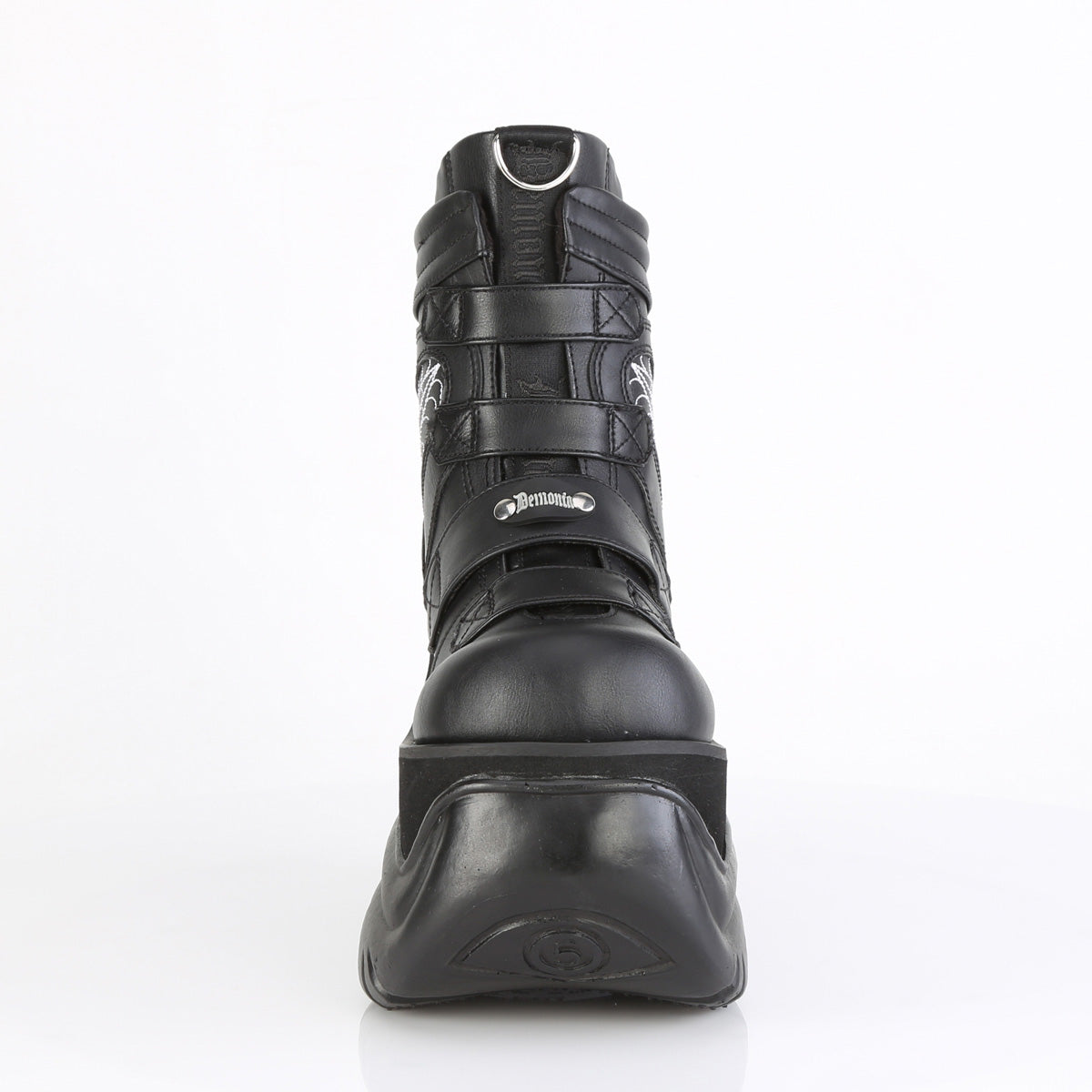 3 Inch Platform BOXER-70 Black Vegan Leather