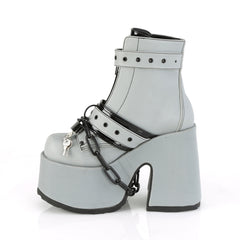 5 Inch Heel CAMEL-205 Gray Reflective