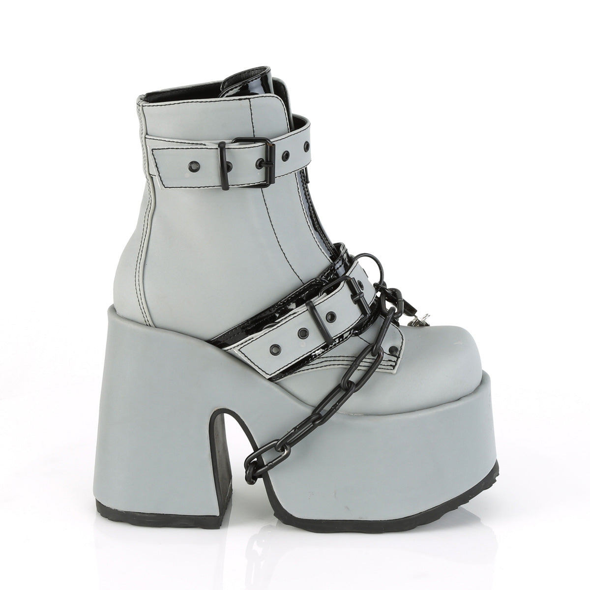 5 Inch Heel CAMEL-205 Gray Reflective