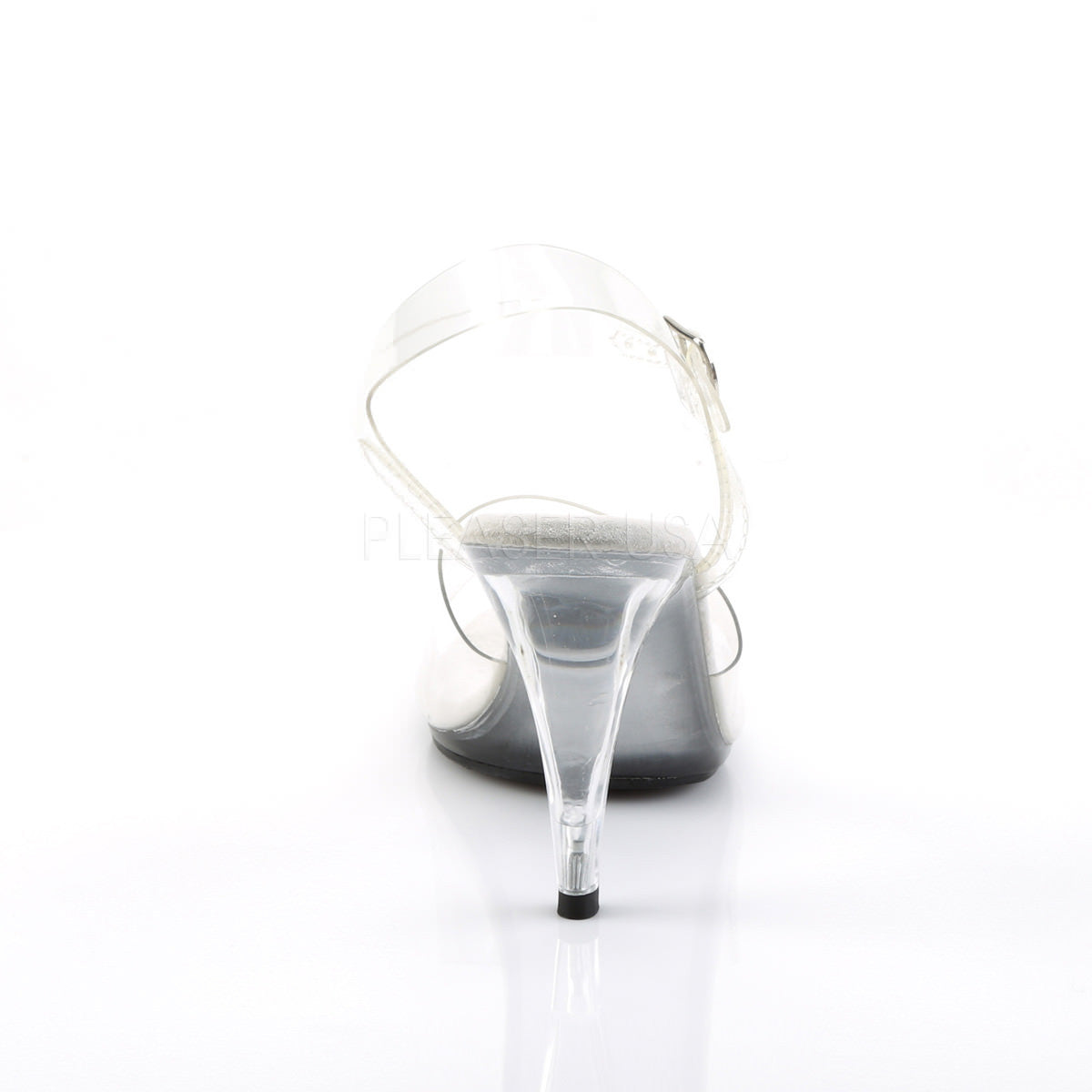 FABULICIOUS CARESS-408 Clear-Clear Ankle Strap Sandals