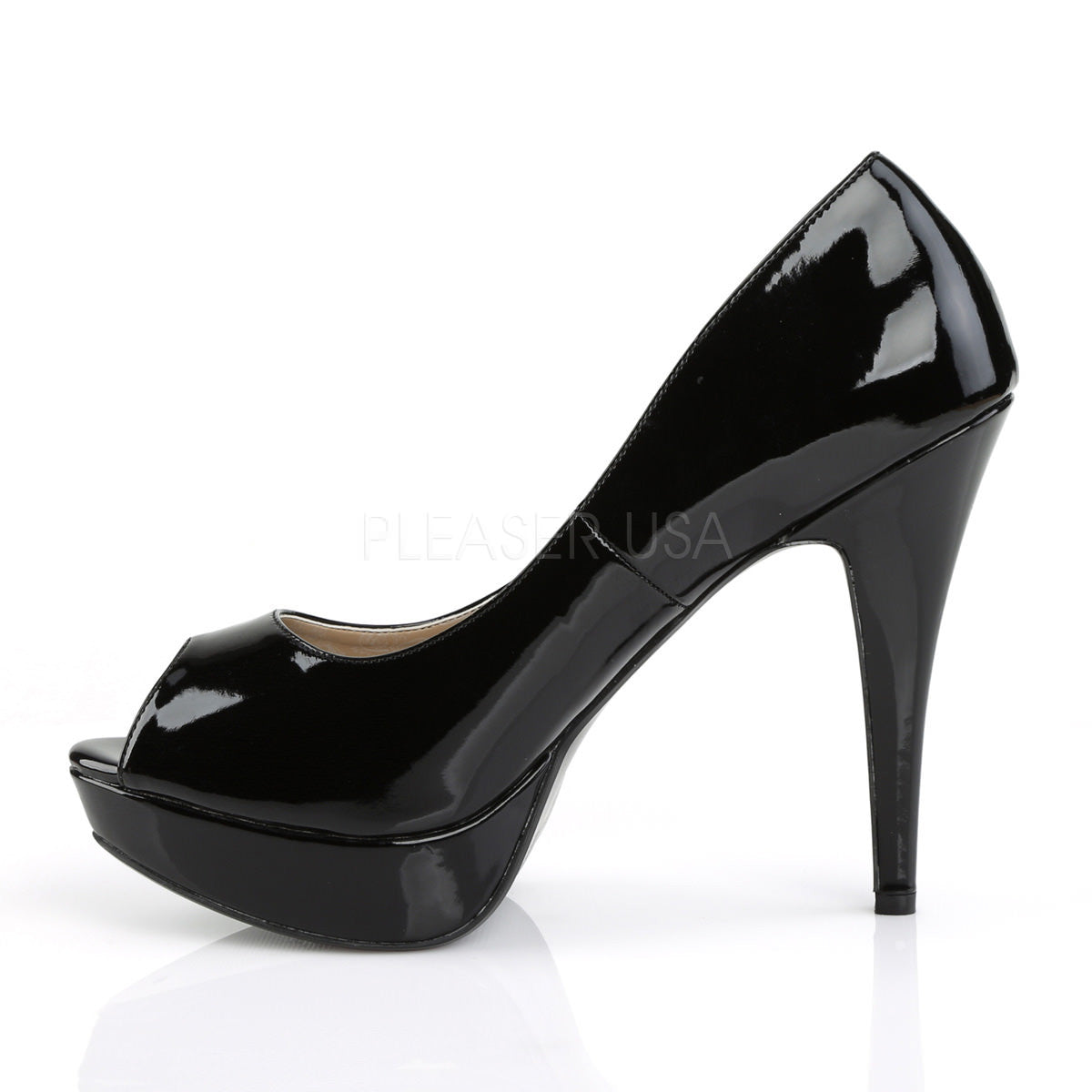 5 Inch Heel CHLOE-01 Black Patent