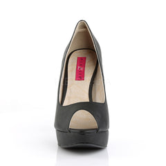 5 Inch Heel CHLOE-01 Black Pu