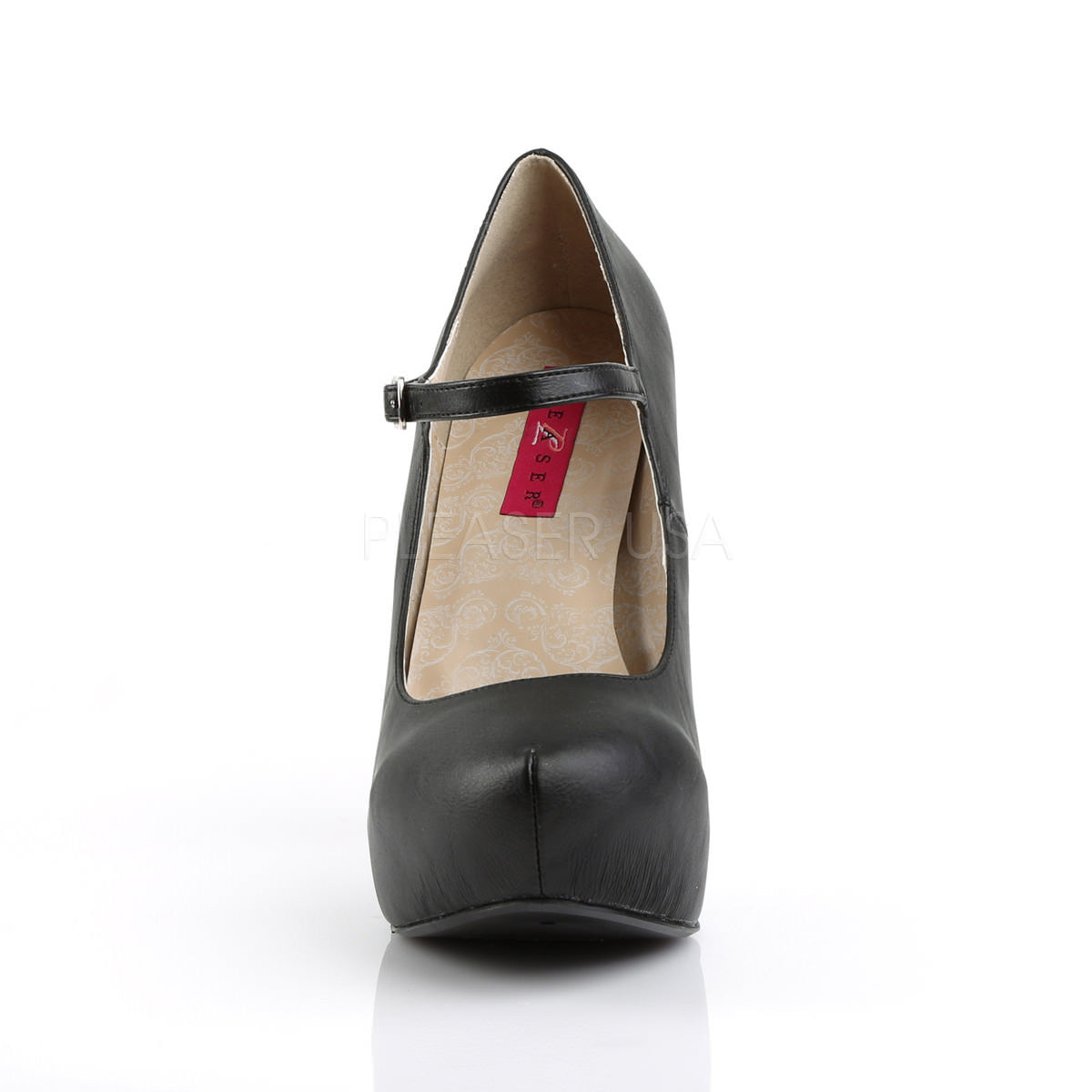 5 Inch Heel CHLOE-02 Black Pu