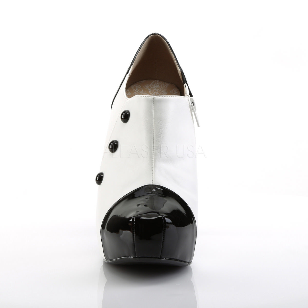 5 Inch Heel CHLOE-11 Black-White