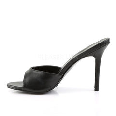 Pleaser CLASSIQUE-01 Black Pu Slides - Shoecup.com - 3