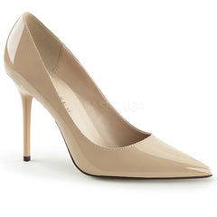 PLEASER CLASSIQUE-20 Nude Pat Pumps - Shoecup.com - 1