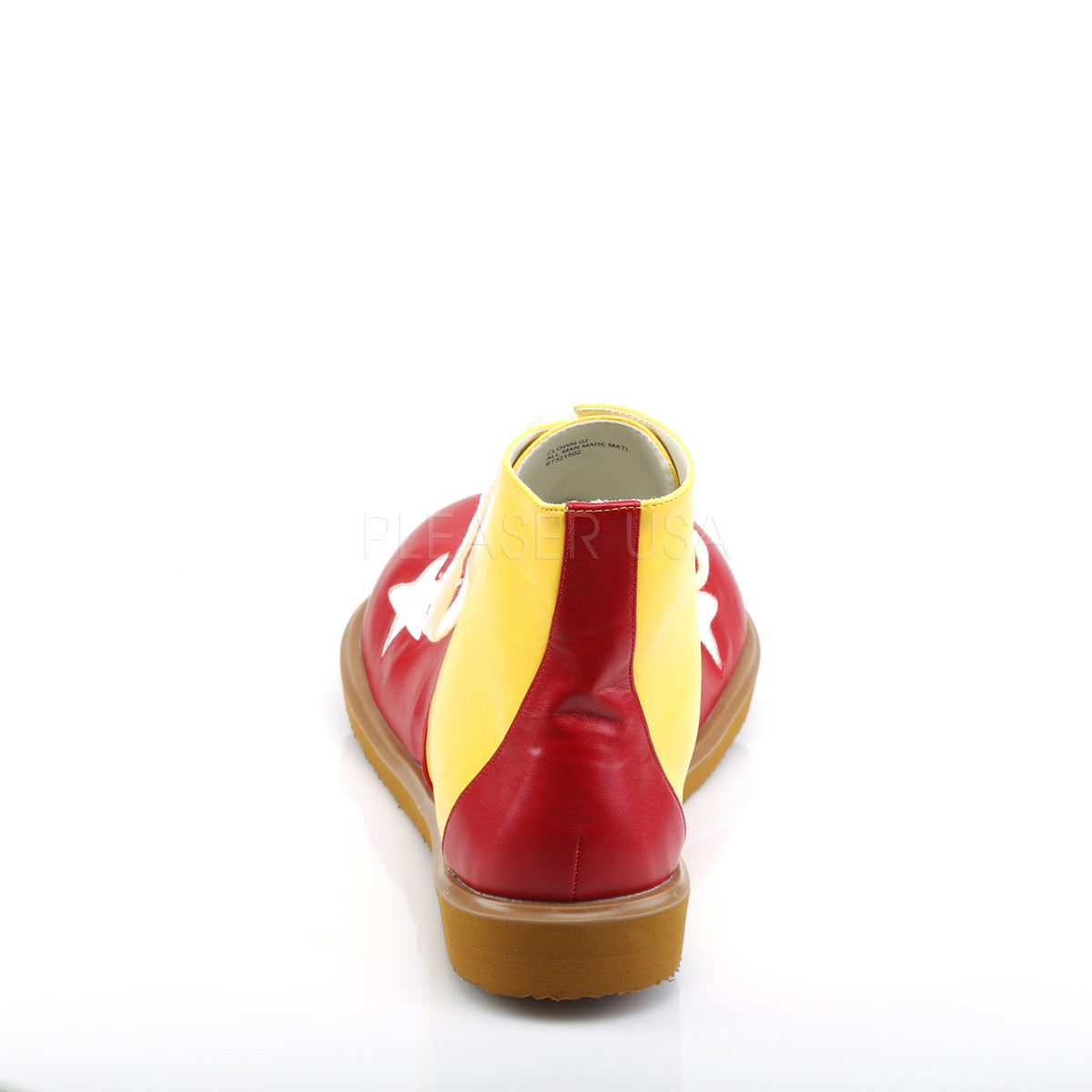 FUNTASMA CLOWN-02 Yellow-Red Pu Clown Shoes