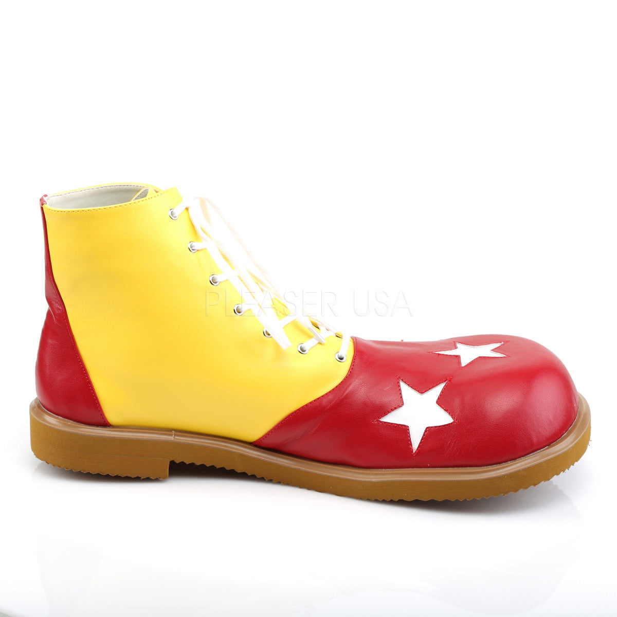 FUNTASMA CLOWN-02 Yellow-Red Pu Clown Shoes