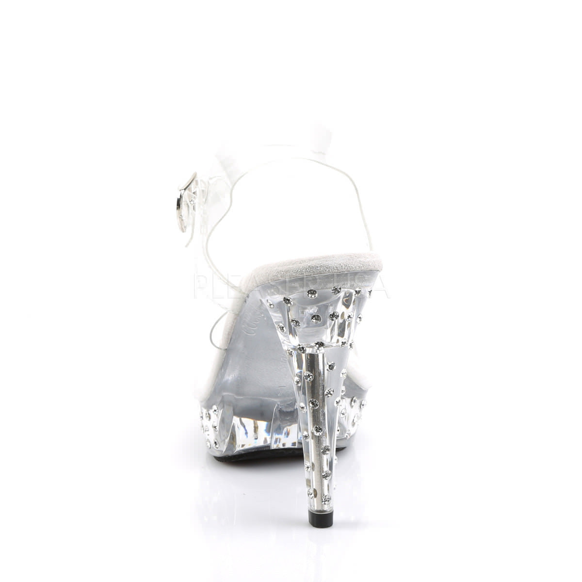 FABULICIOUS COCKTAIL-508SDT Clear-Clear Ankle Strap Sandals