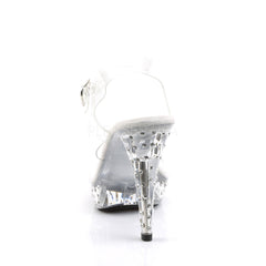 FABULICIOUS COCKTAIL-508SDT Clear-Clear Ankle Strap Sandals