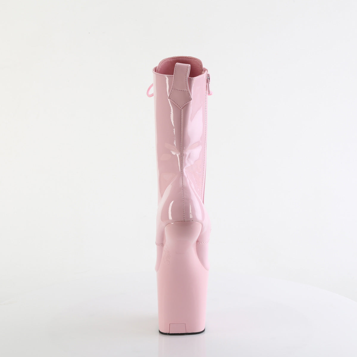 8 Inch Heelless CRAZE-1040 Baby Pink Patent