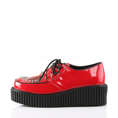 Demonia,Demonia CREEPER-108 Red Patent Creepers - Shoecup.com