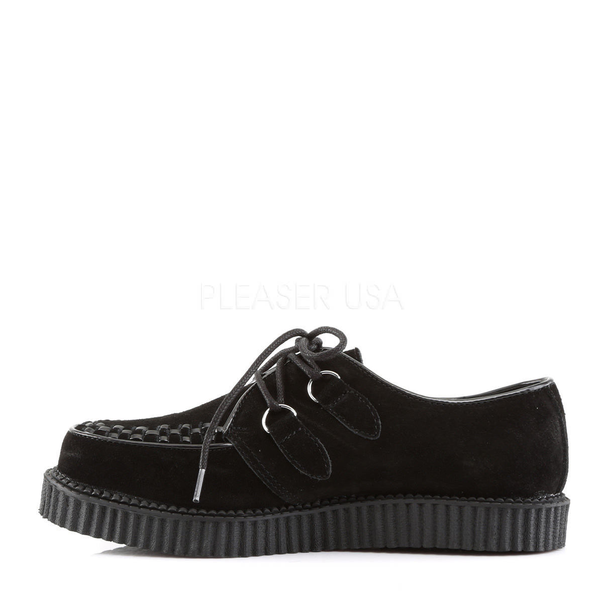 Demonia,DEMONIA CREEPER-602S Men's Black Suede Creepers - Shoecup.com