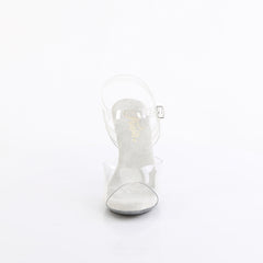 4 Inch Heel CUPID-408 Clear