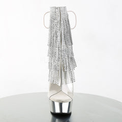 6 Inch Heel DELIGHT-1017RSF Silver Chrome