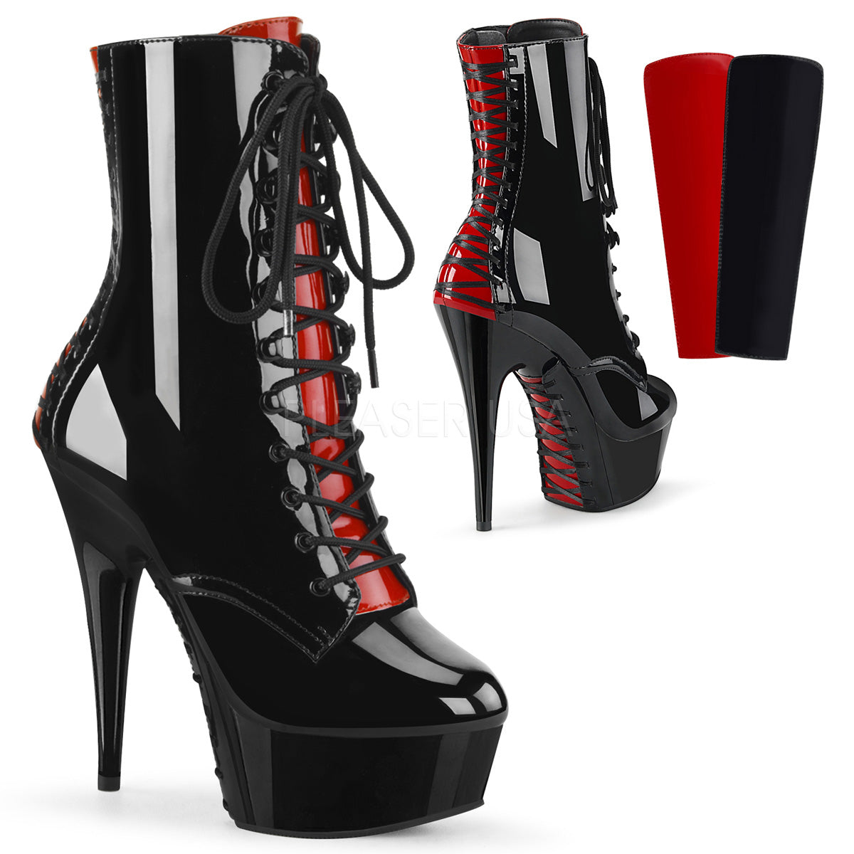 6" Heel DELIGHT-1020FH Black Pat