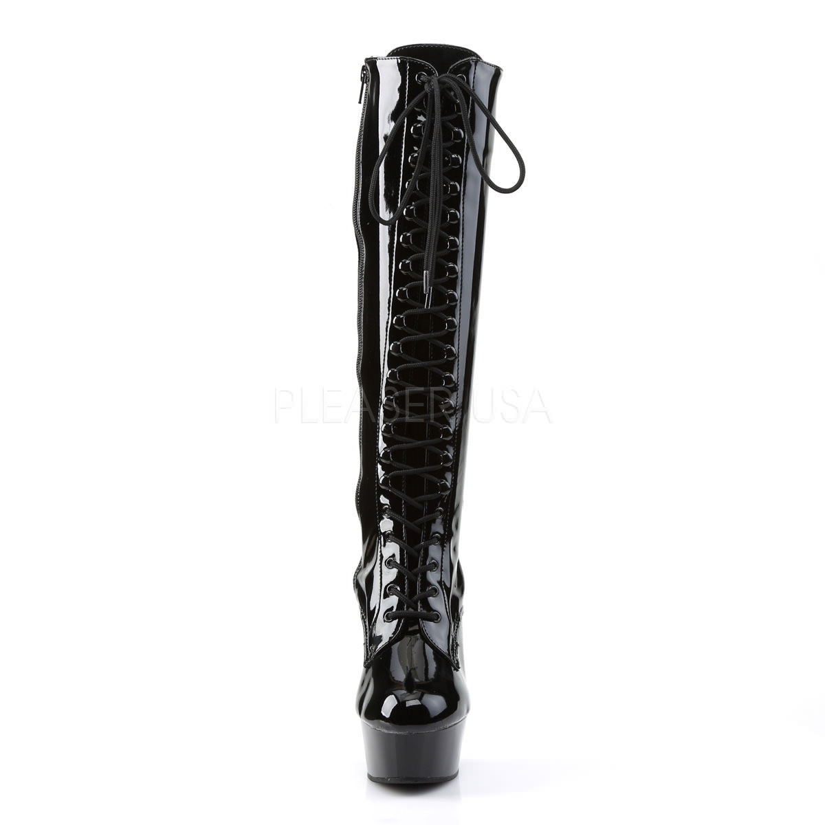 6 Inch Heel DELIGHT-2023 Black Stretch Patent