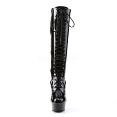 6 Inch Heel DELIGHT-2023 Black Stretch Patent