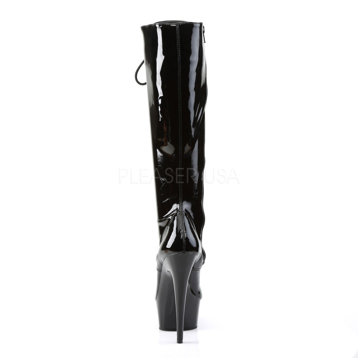 6 Inch Heel DELIGHT-2023 Black Stretch Patent