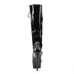 6 Inch Heel DELIGHT-2023 Black Stretch Patent