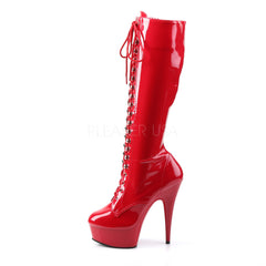 6 Inch Heel DELIGHT-2023 Red Stretch Patent