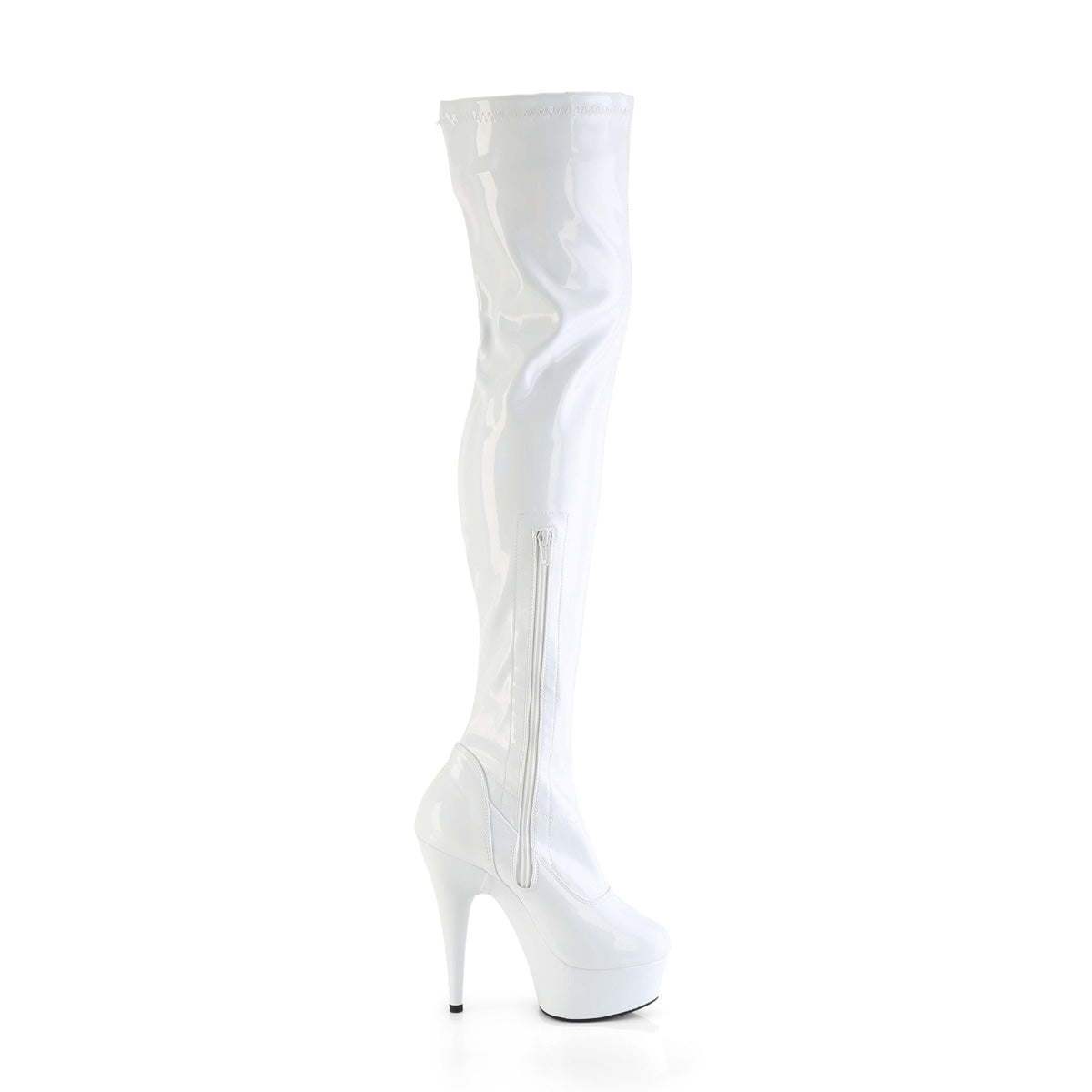6 Inch Heel DELIGHT-3000HWR White Holo Patent