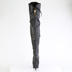 6 Inch Heel DELIGHT-3022 Black Pu