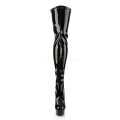 6 Inch Heel DELIGHT-3063 Black Stretch Pat