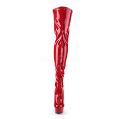 6 Inch Heel DELIGHT-3063 Red Stretch Pat