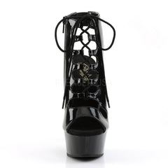 PLEASER DELIGHT-600-20 Black Ankle Boots