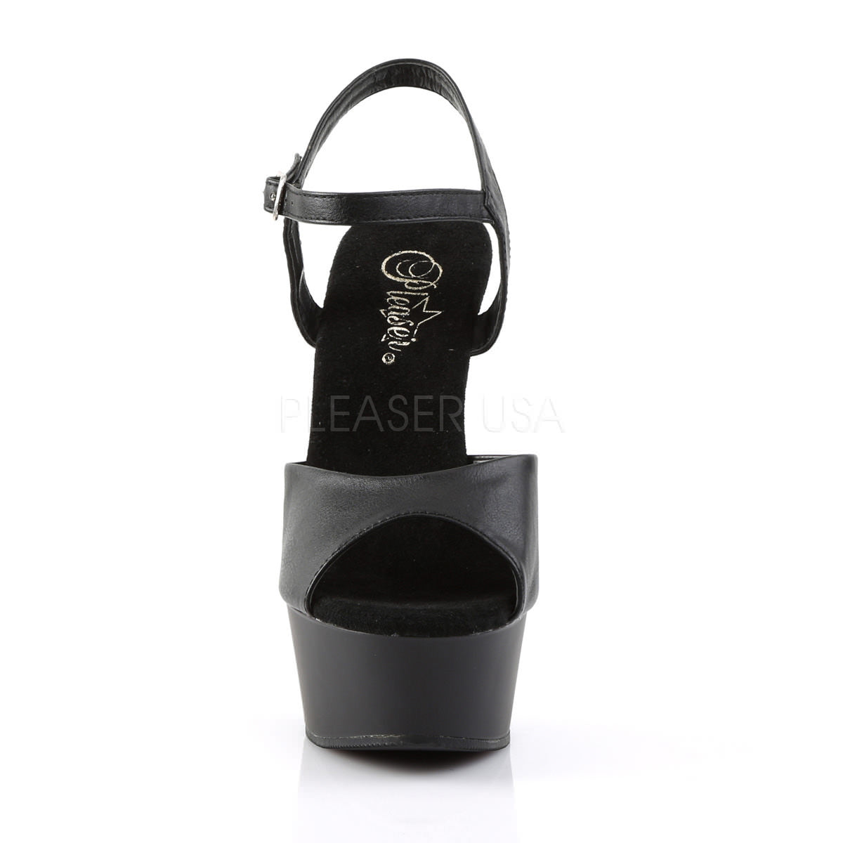 6 Inch Heel DELIGHT-609 Black Matte