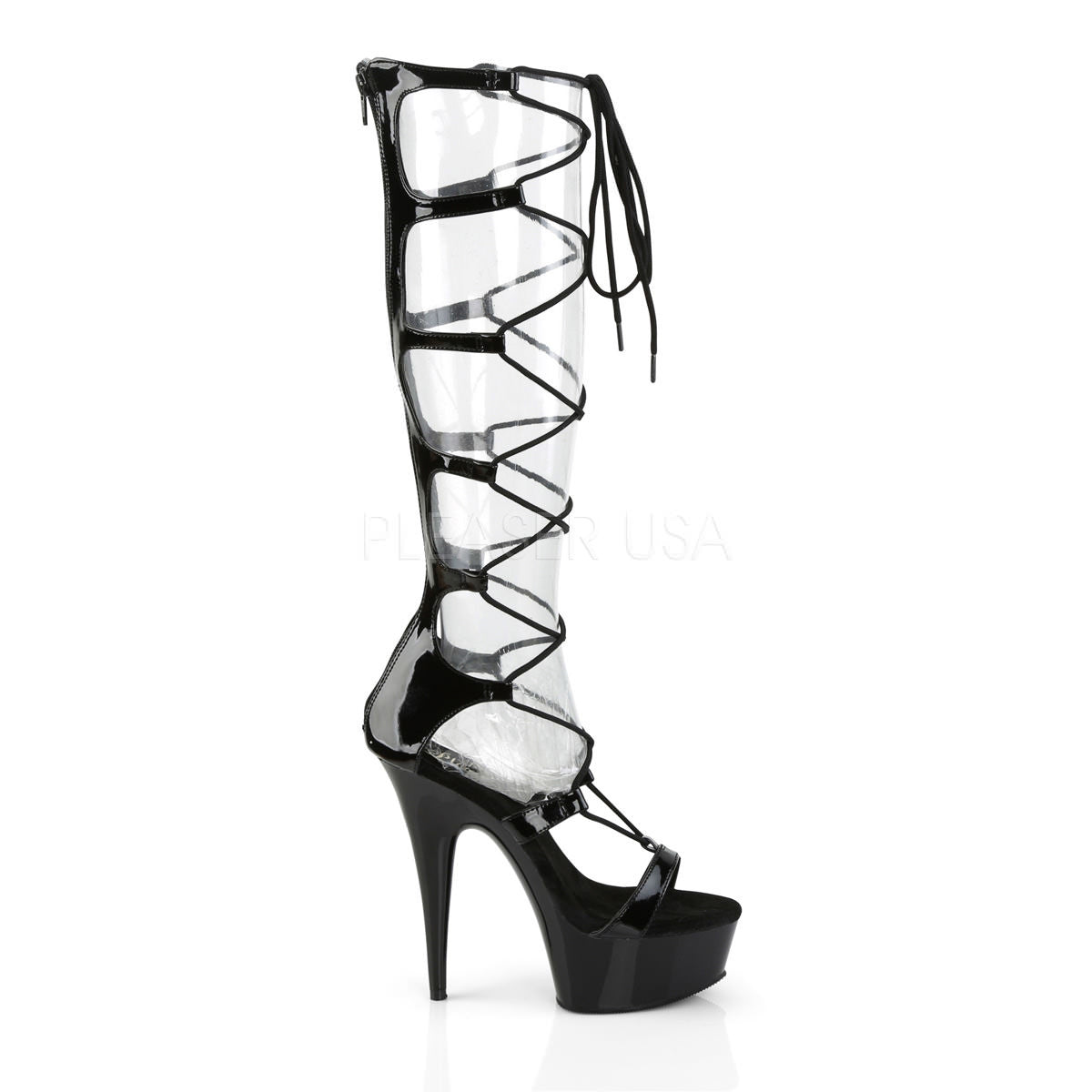 6 Inch Heel DELIGHT-698 Black Pat