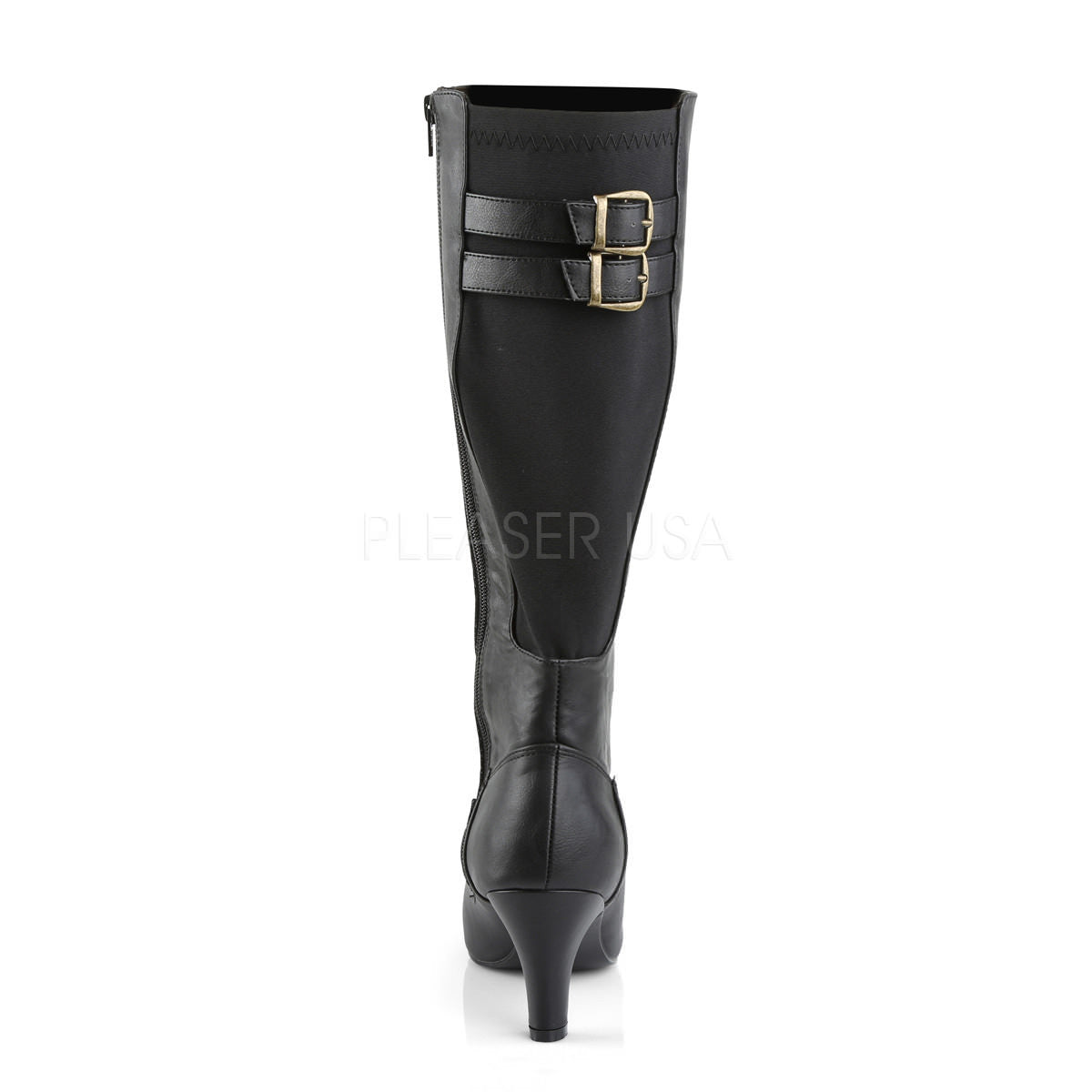 3 Inch Heel DIVINE-2018 Black Pu