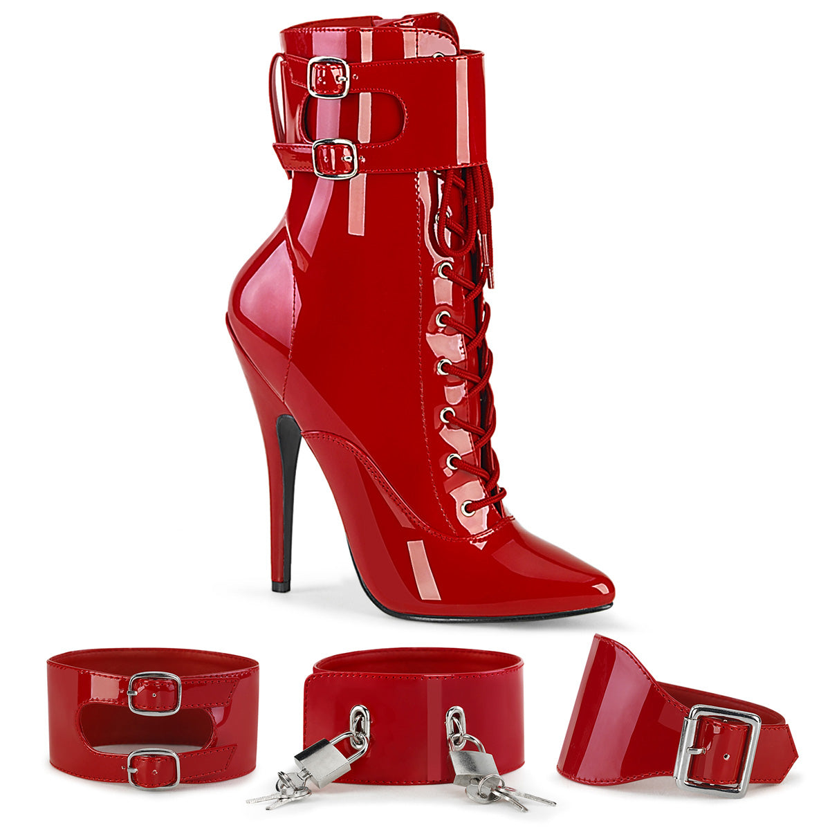 6 Inch Heel DOMINA-1023 Red Patent