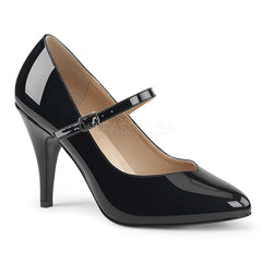 Pleaser Pink Label DREAM-428 Black Pat Maryjane Pumps - Shoecup.com