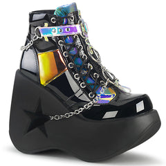 5" Platform DYNAMITE-101 Black Pat Magic Mirror