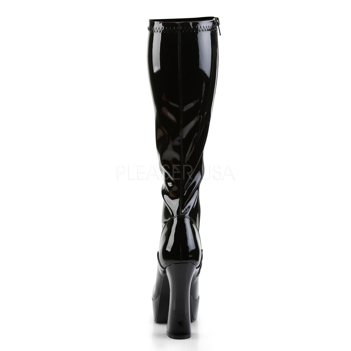 5 Inch Heel ELECTRA-2000Z Black Stretch Patent