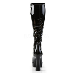 5 Inch Heel ELECTRA-2023 Black Stretch Pat