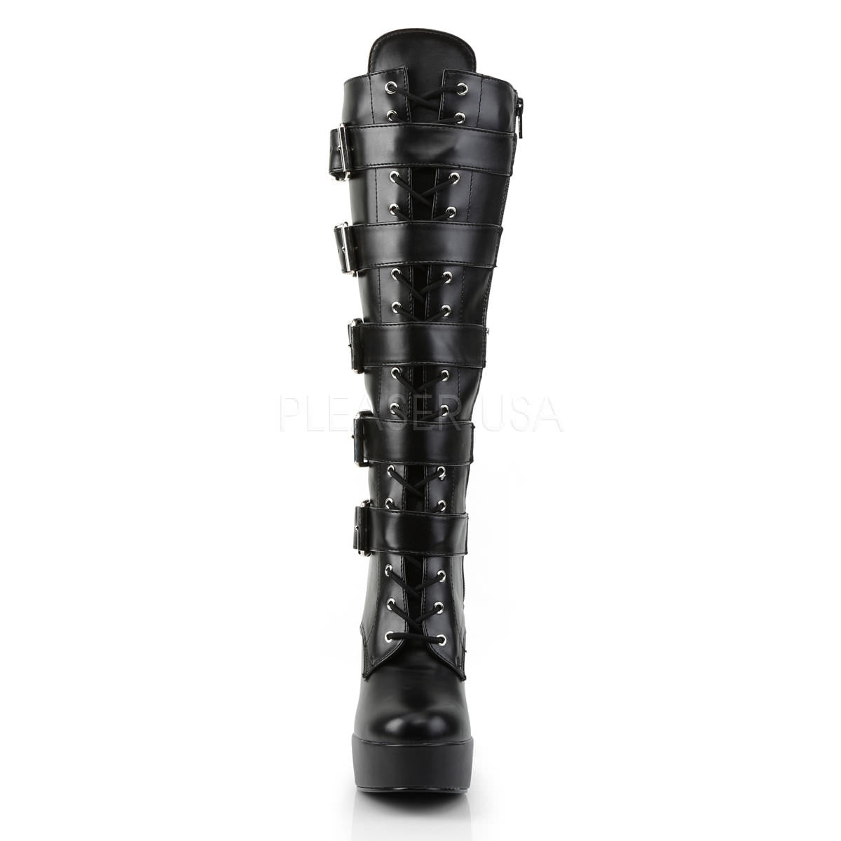 5 Inch Heel ELECTRA-2042 Black Pu