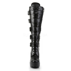 5 Inch Heel ELECTRA-2042 Black Pu